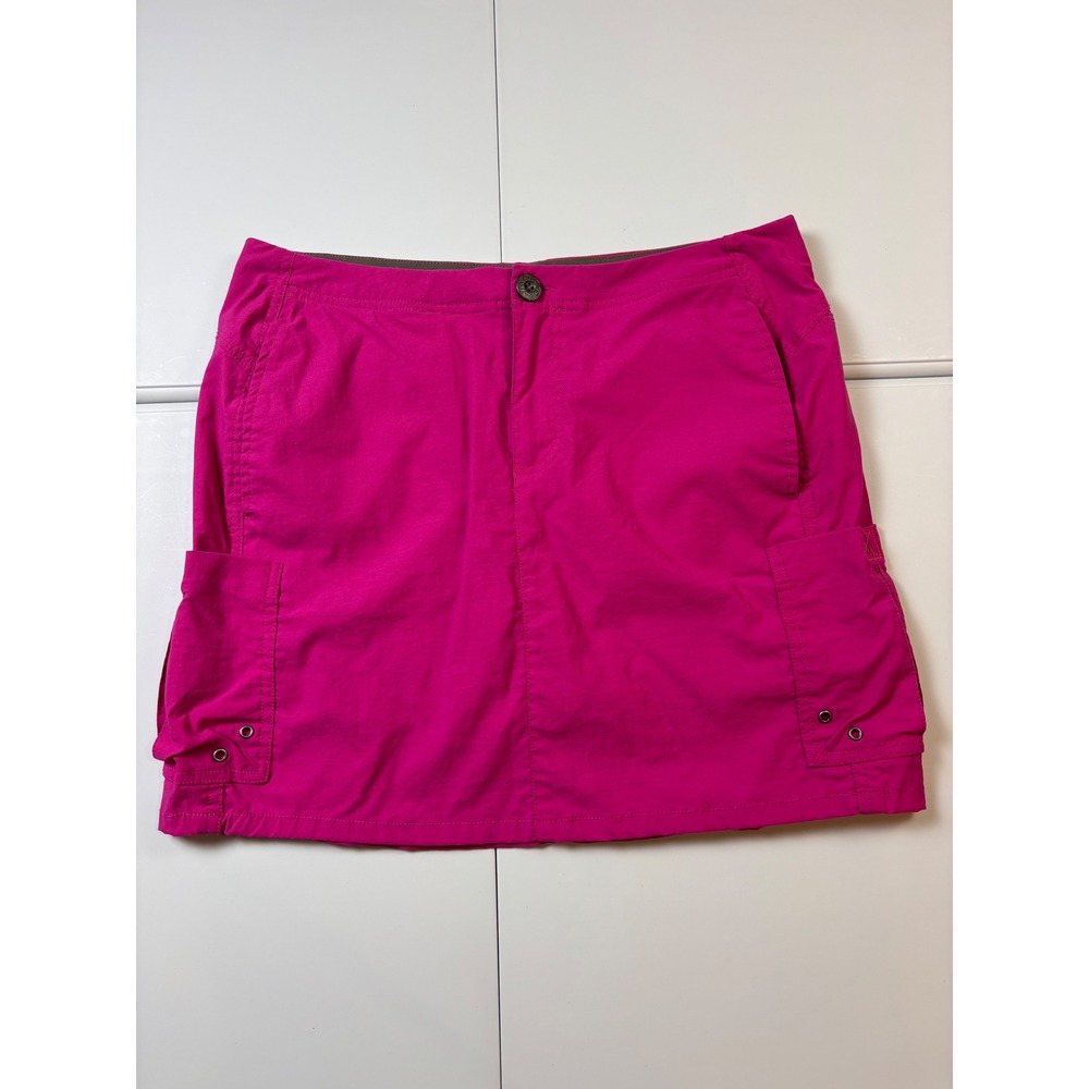 Title Nine Clamber Skort Women Size 6 Pink Hiking Athletic Cargo